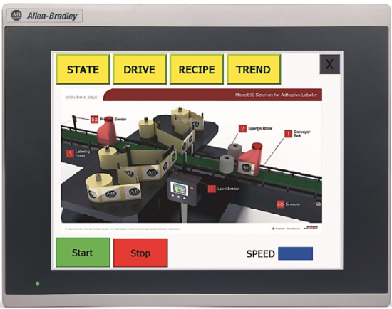 Allen Bradley HMI Touch Panel, 2711R